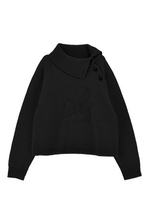 maglione in cotone nero PHILOSOPHY KIDS | I9F6066066P050